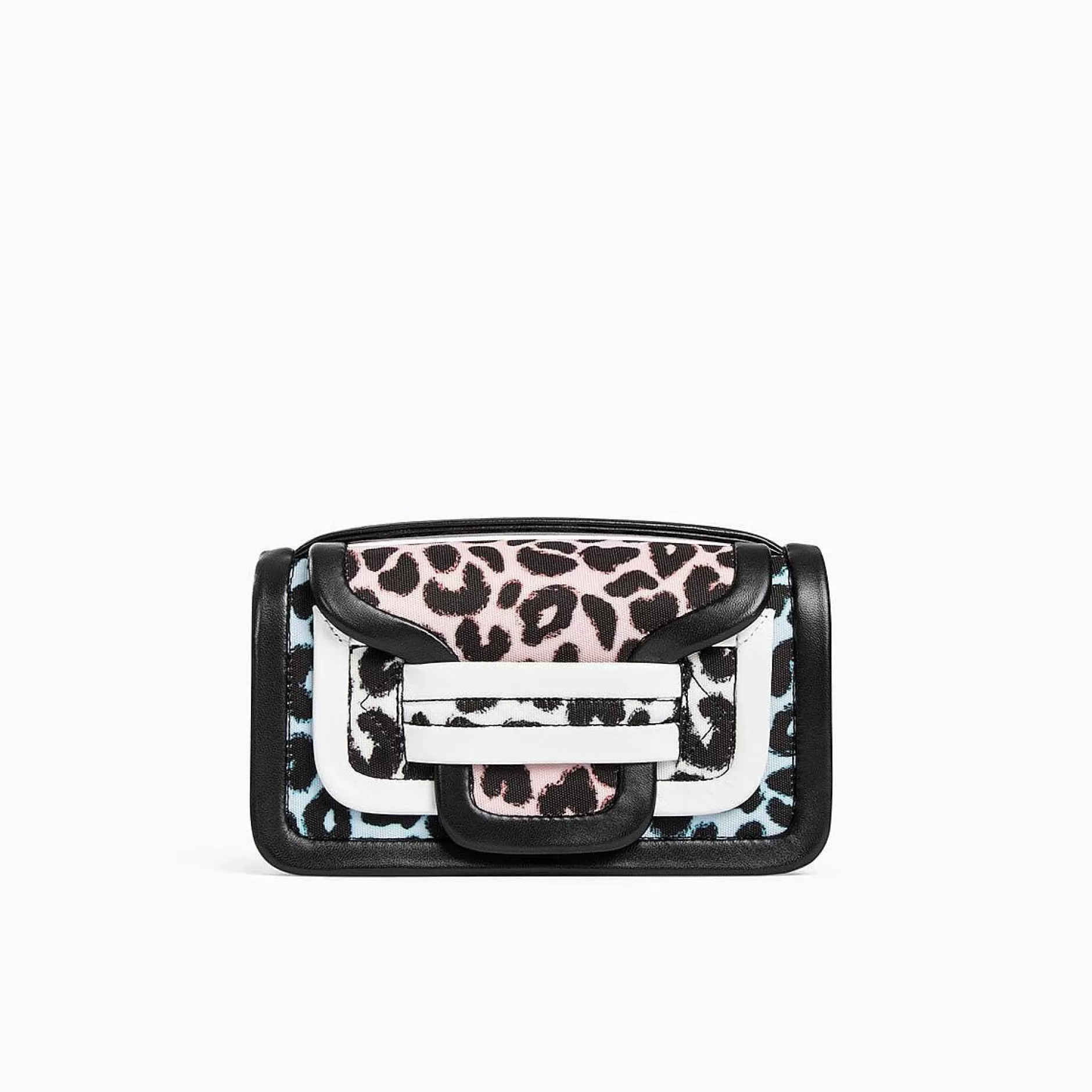 Pierre Hardy Handbags<Mini Alpha Handbag Leopard/Black/Blue/Pink